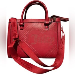 NWT Juicy Couture Cool Red Lovely Day Tote